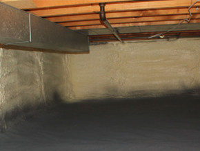 crawl space spray insulation for Idaho